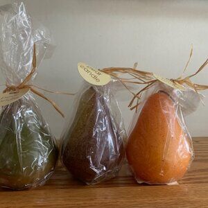 3 Tag Pear Candles